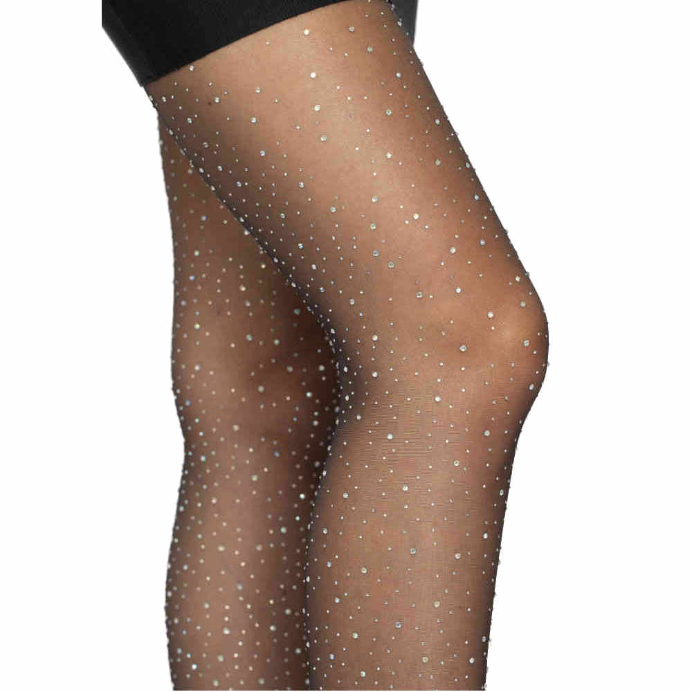 Leg Avenue - Spandex Sheer Strumpfhose - Schwarz